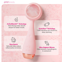 PMD Gemstone Warming Facial Cleansing Device