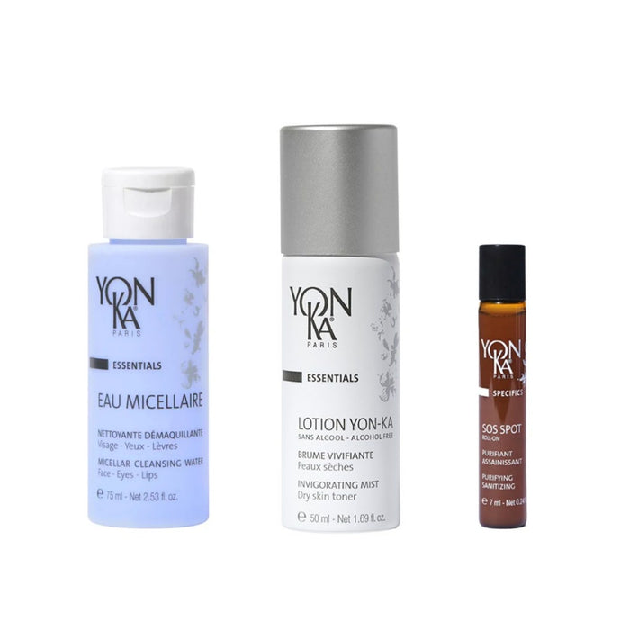 TRAVEL BUNDLE - SOS Spot, Eau Micellaire & Lotion PS