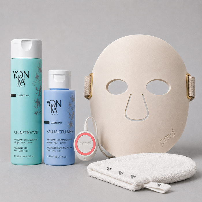 Gel Cleansing Kit with PMD LED Mask Technology