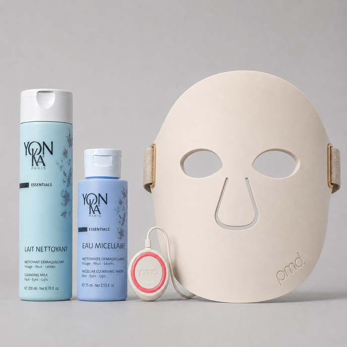 Micellar Cleansing Kit with PMD LED Mask Technology
