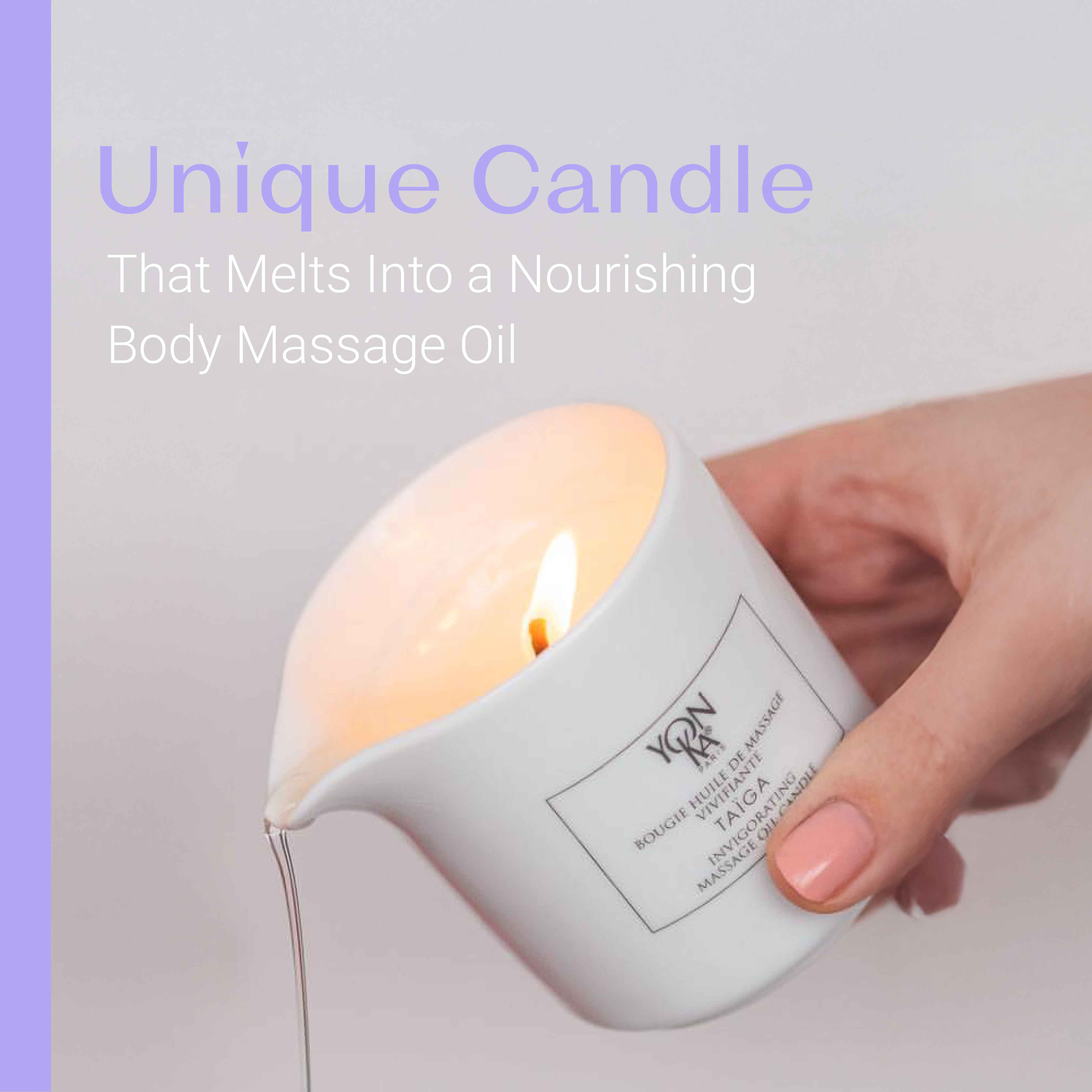 Taiga Massage Oil Candle