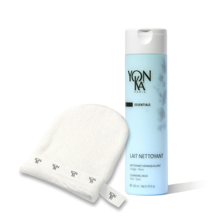 Free Lait Nettoyant + Facial Cleansing Mitt