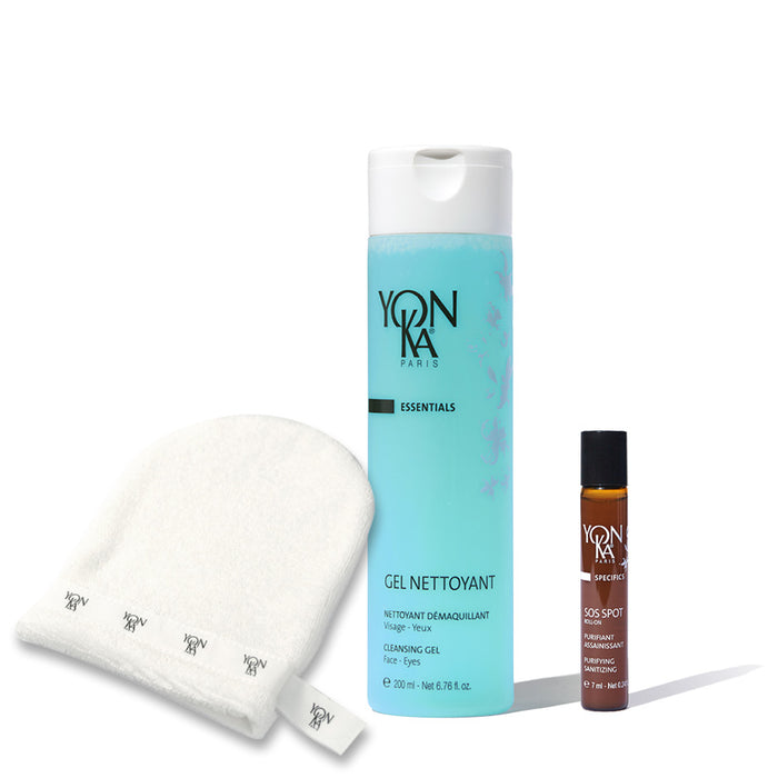 FREE SOS Spot, Gel Nettoyant, Facial Mitt